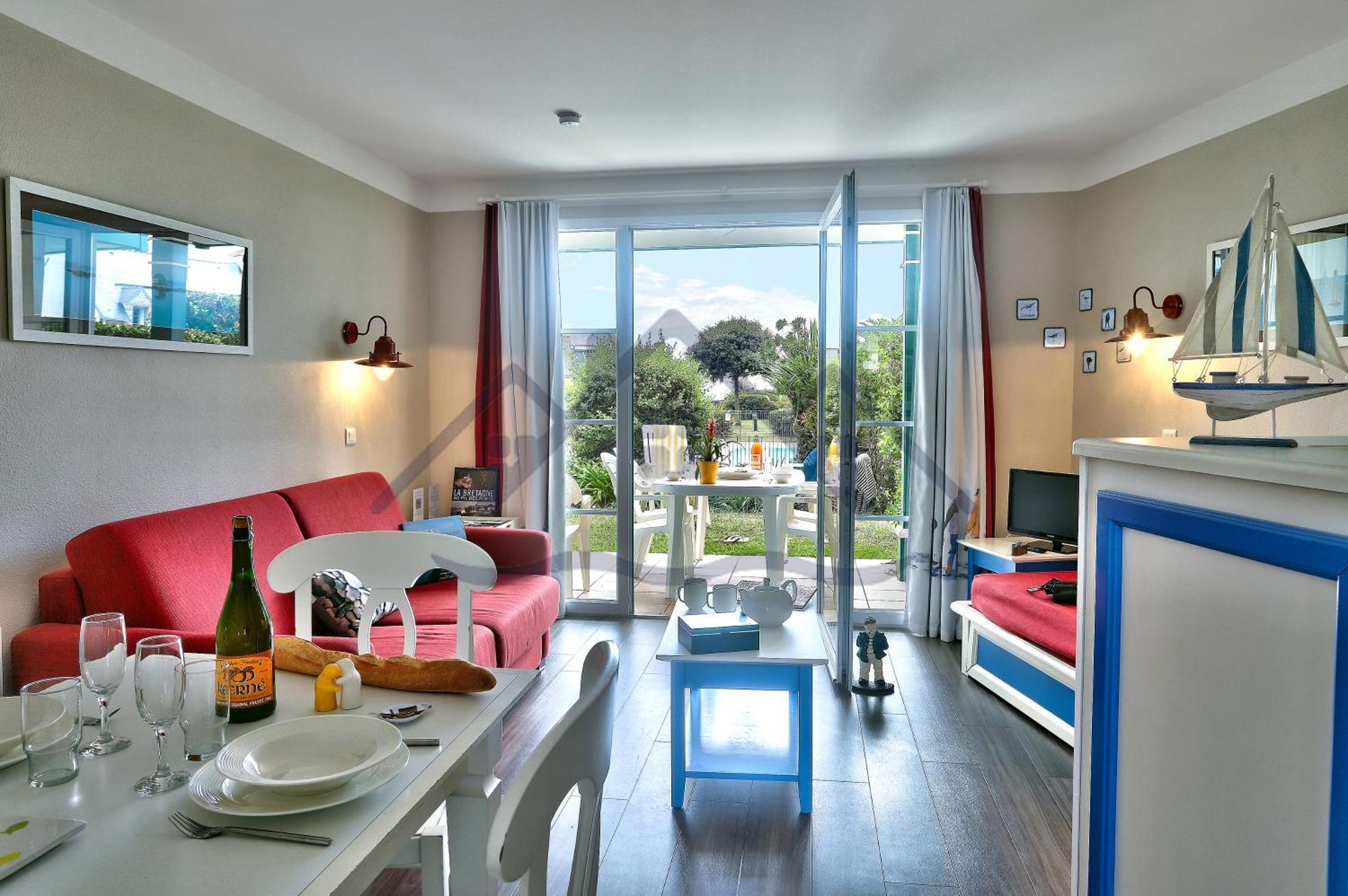 Localise - A06 - Entierement De Plain-Pied Avec Petite Vue Mer - Donnant Sur La Piscine Et Le Jardin - Wifi Inclus - Draps Inclus - Guilvinec Exterior foto